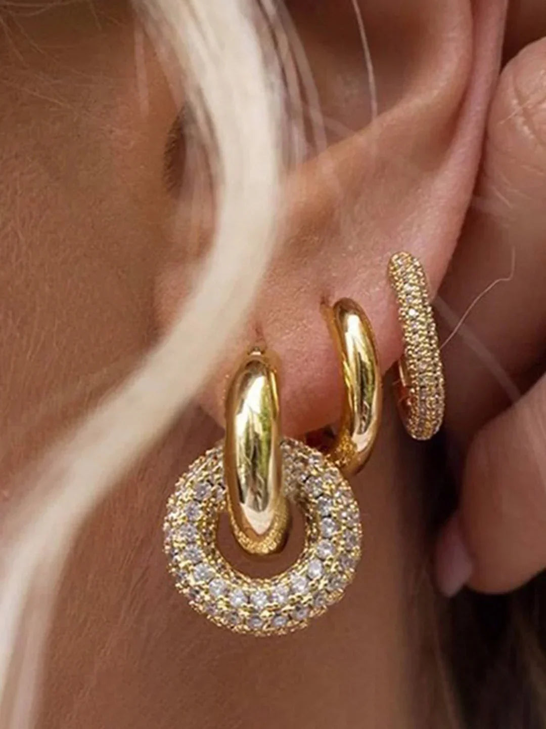 PENDIENTES DE ARO 2BLE