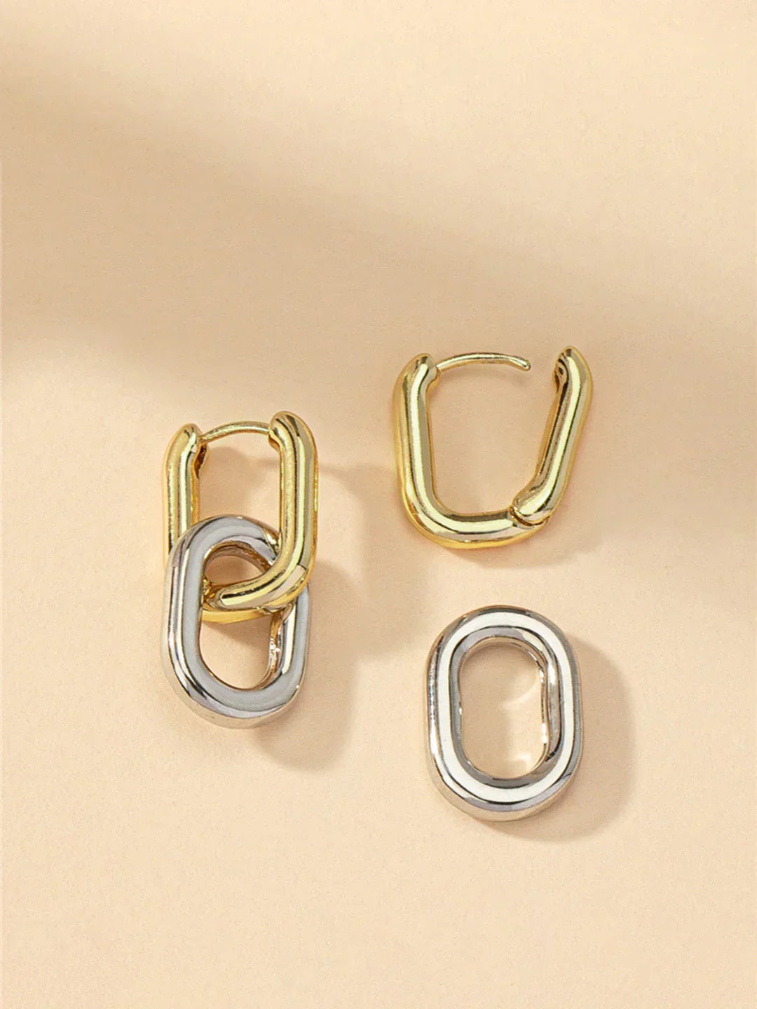 PENDIENTES ORO PLATA 2BLE