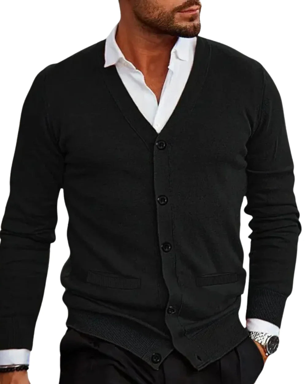 CÁRDIGAN ELEGANTE HOMBRE