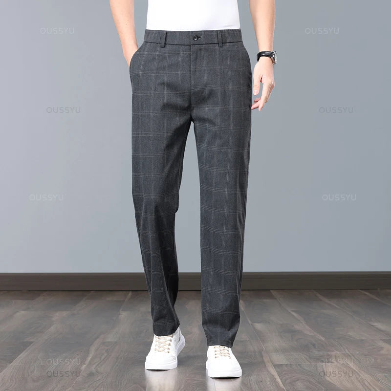 PANTALÓN CUADROS HOMBRE