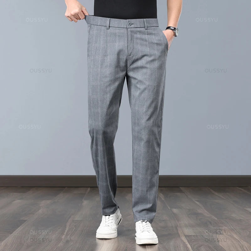 PANTALÓN CUADROS HOMBRE