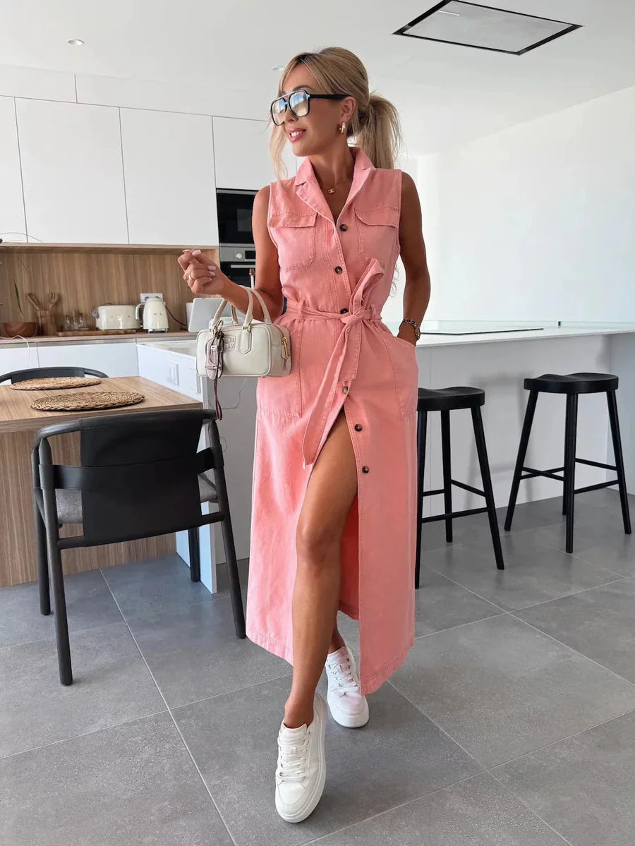 VESTIDO BAQUERO LARGO SIREM
