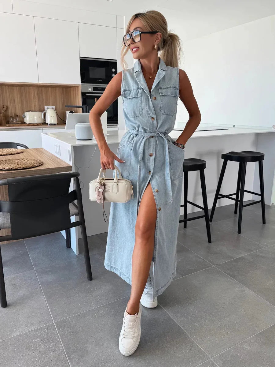 VESTIDO BAQUERO LARGO SIREM