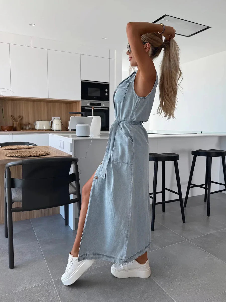 VESTIDO BAQUERO LARGO SIREM