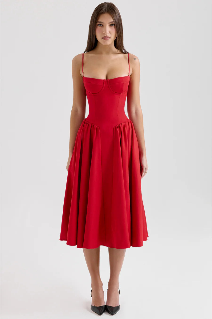 VESTIDO MIDI ELEGANTE