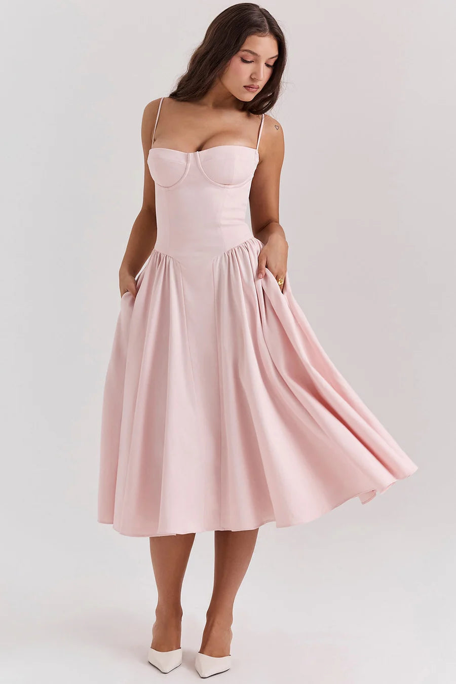 VESTIDO MIDI ELEGANTE