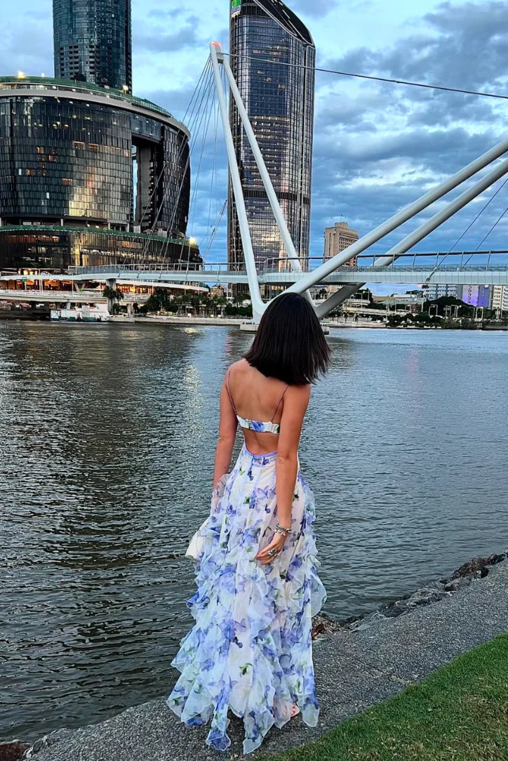 VESTIDO ELEGANTE VOLANTE SOHARA