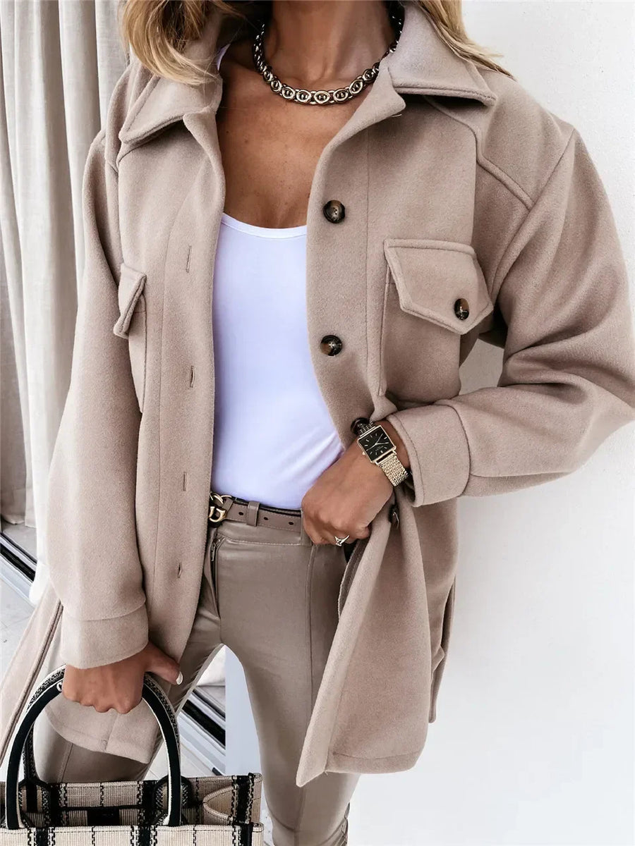 CHAQUETA MUJER ELEGANTE DIARIA