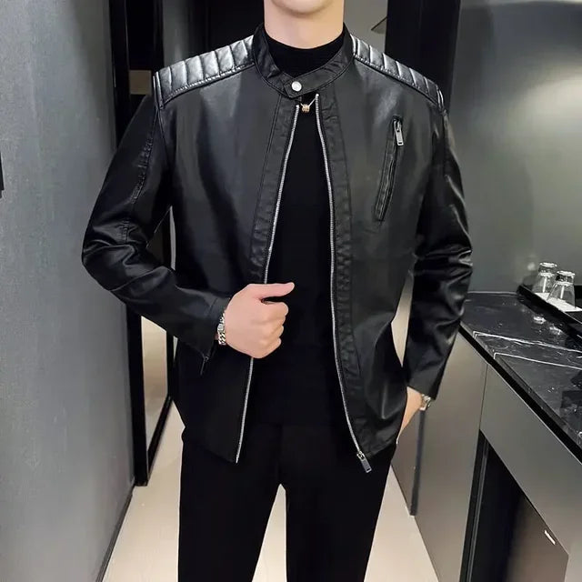 Chaqueta Elegante hombre cuero