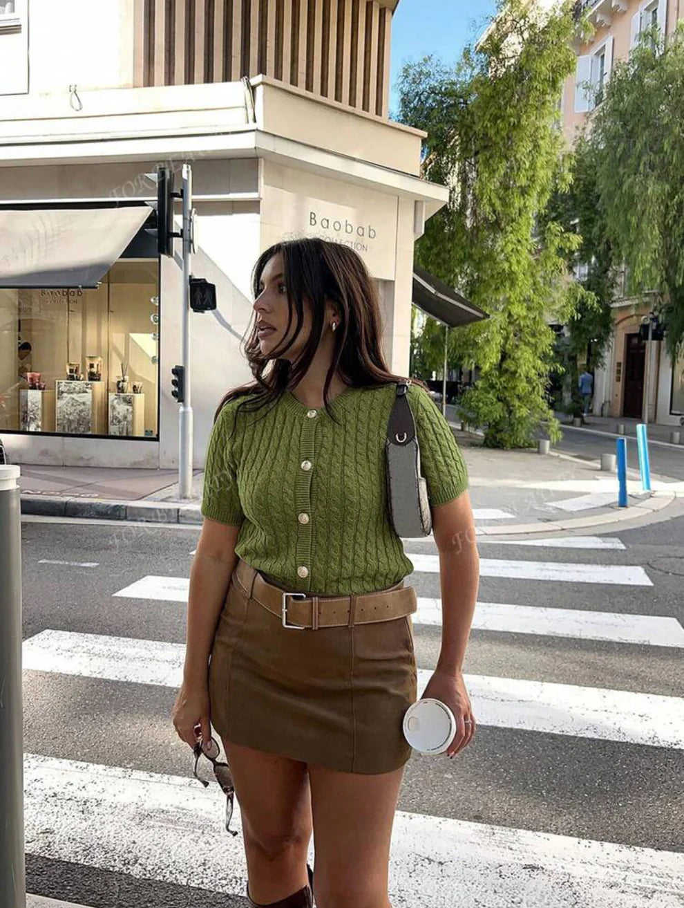 Camisa de Punto Botón