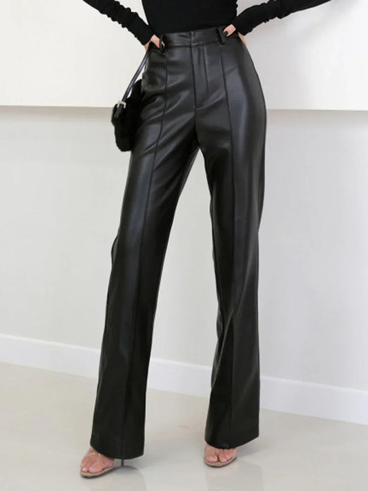 PANTALÓN MUJER CUERO