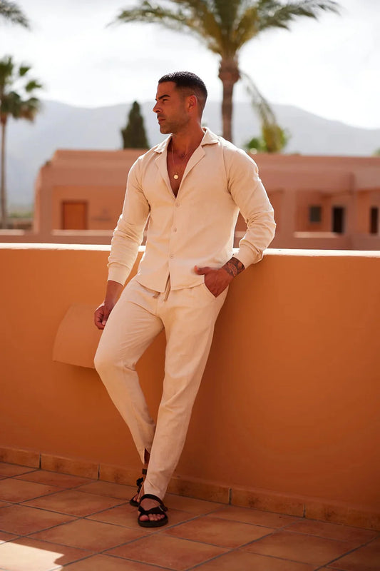 CONJUNTO DE LINO ARENA HOMBRE