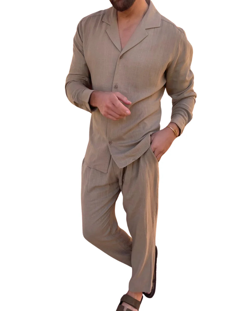 CONJUNTO DE LINO ARENA HOMBRE