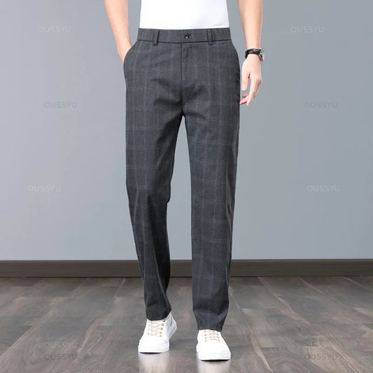 PANTALÓN CUADROS HOMBRE