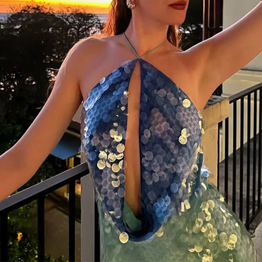 VESTIDO SIREMA LENTEJUELAS