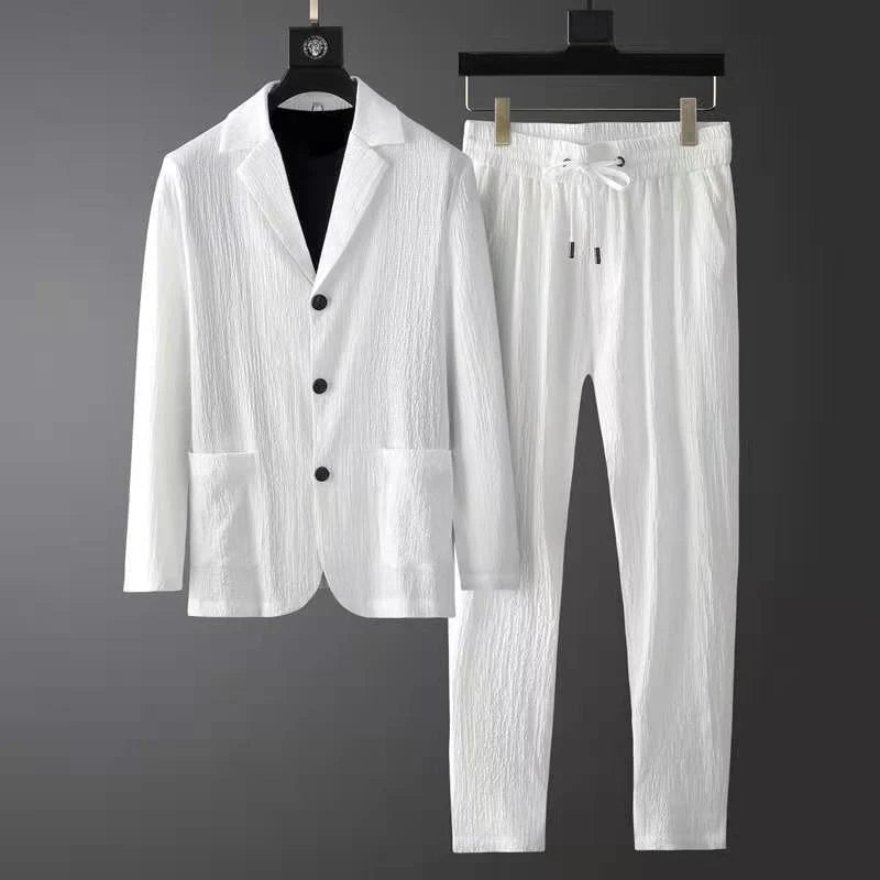 CONJUNTO HOMBRE SET BLAZER DE LINO