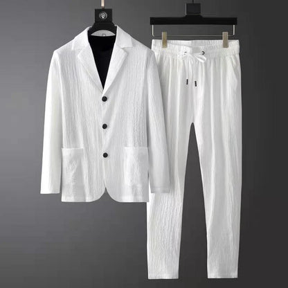 CONJUNTO HOMBRE SET BLAZER DE LINO