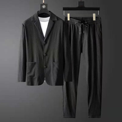 CONJUNTO HOMBRE SET BLAZER DE LINO