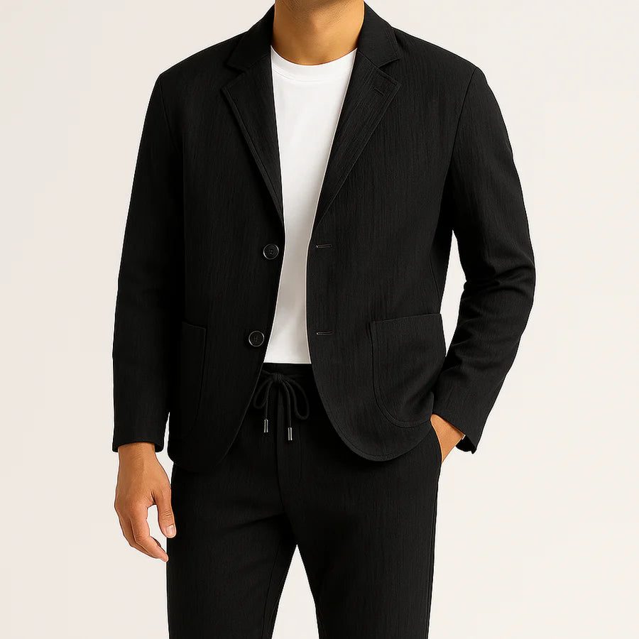 CONJUNTO HOMBRE SET BLAZER DE LINO