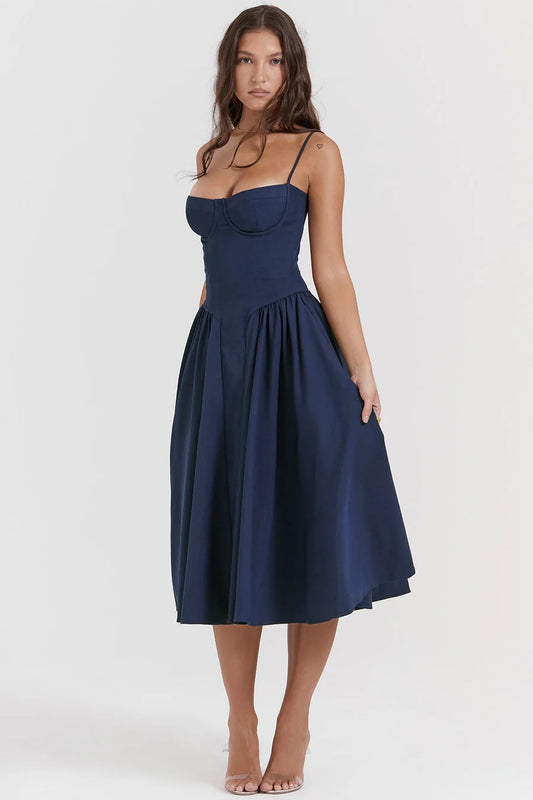 VESTIDO MIDI ELEGANTE
