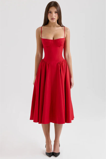 VESTIDO MIDI ELEGANTE
