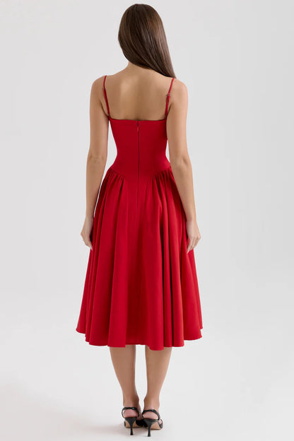 VESTIDO MIDI ELEGANTE