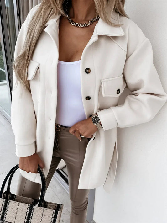 CHAQUETA MUJER ELEGANTE DIARIA