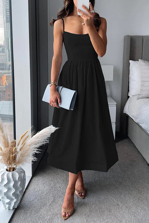 MARTINA™ | ELEGANTE VESTIDO MIDI DE TIRANTES