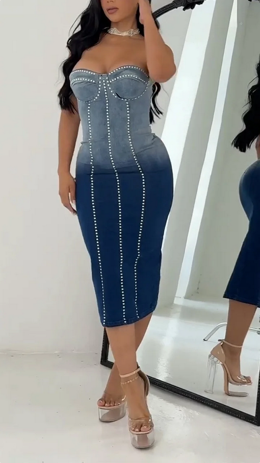 VESTIDO MUJER FIESTA VIVIANE PEDRERIAS