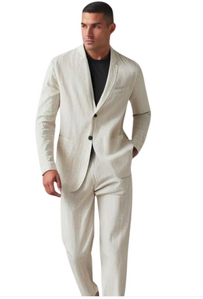 ELEGANTE JUEGO DE LINO HOMBRE !ULTIMAS TENDENCIAS !